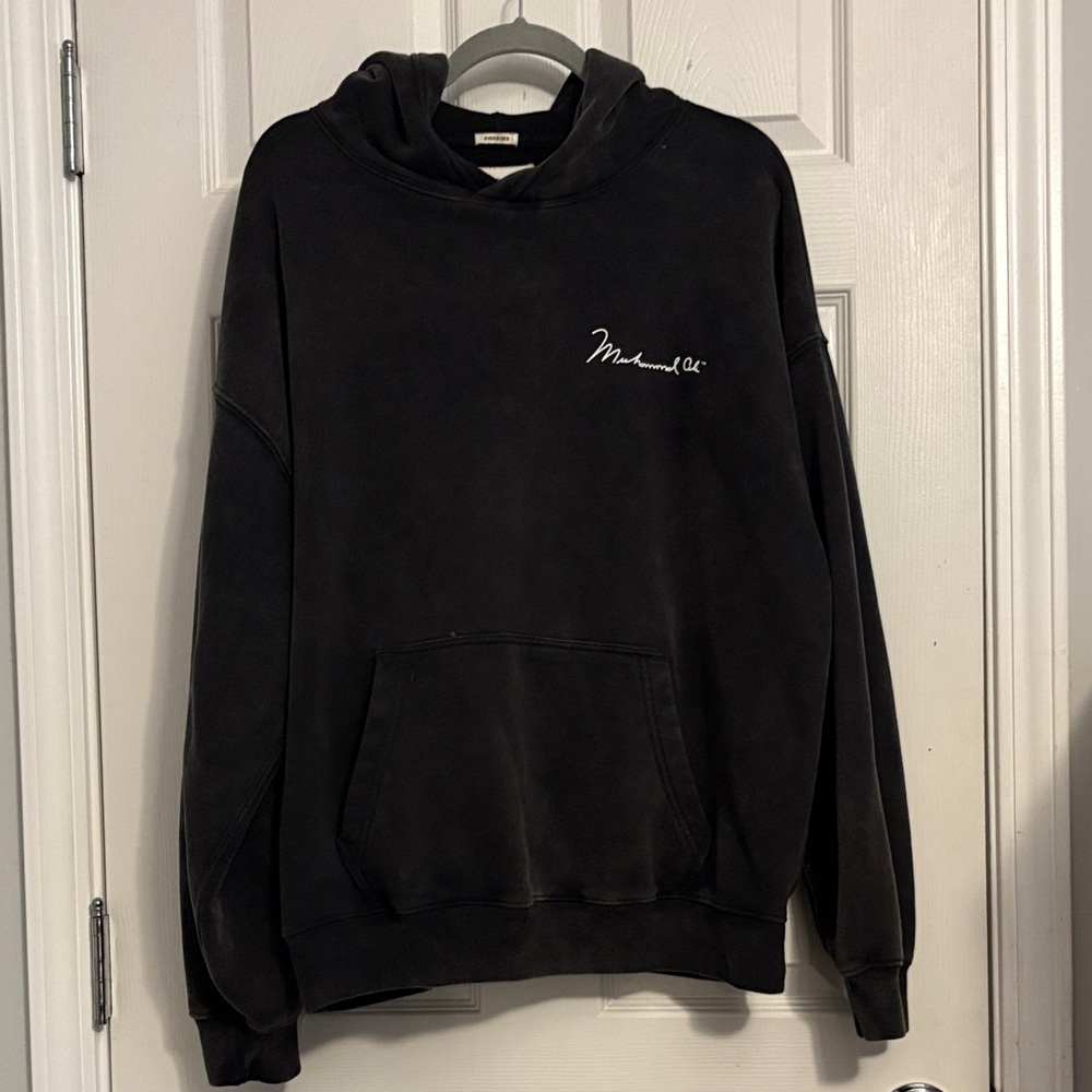 Abercrombie & Fitch Black Hoodie with White Logo